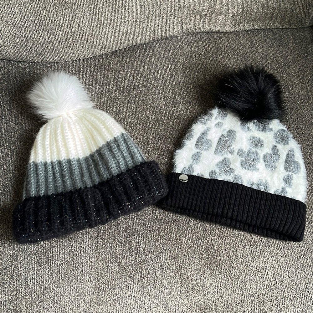Two Pom hats